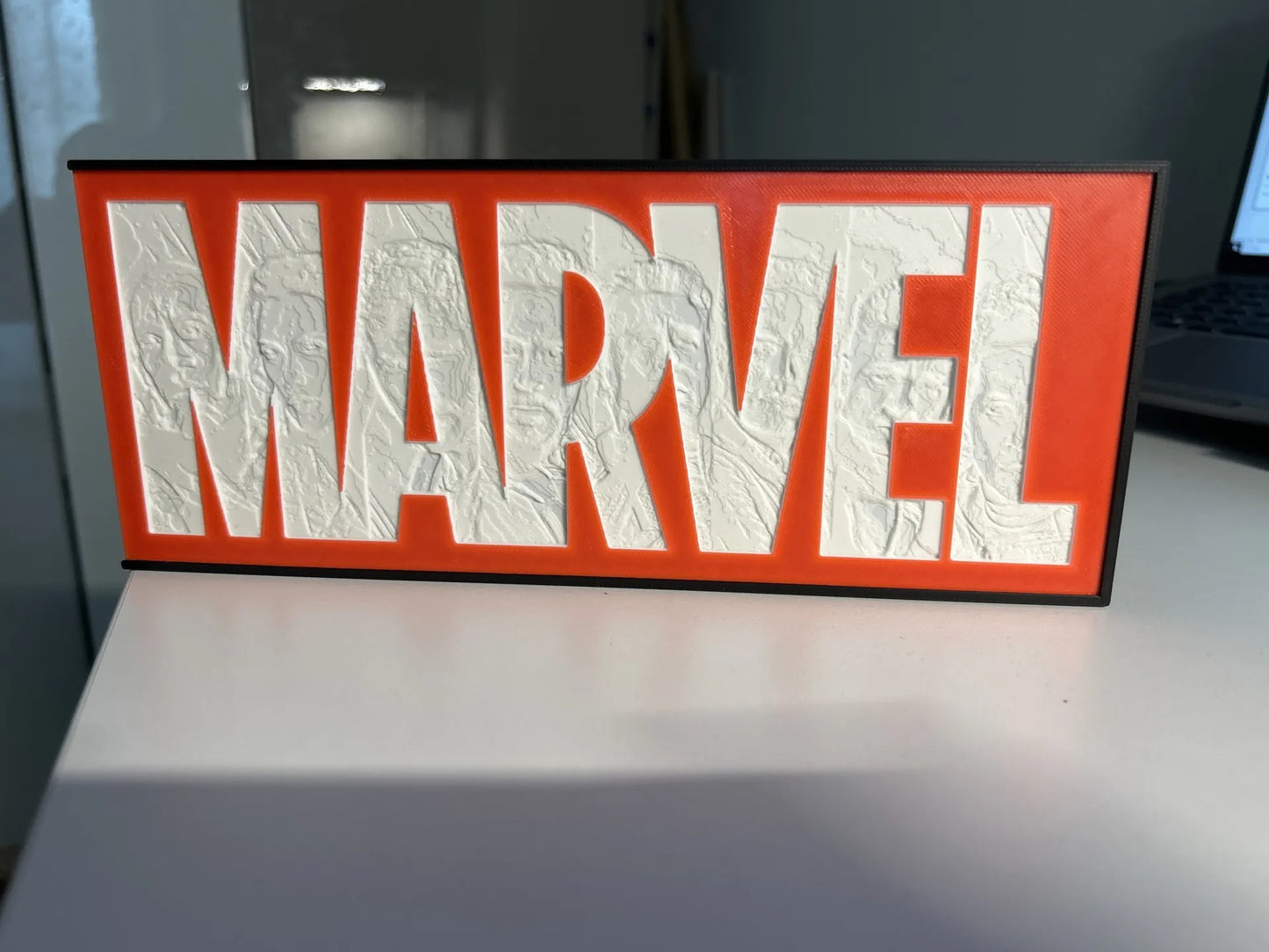 Marvel Tasarımlı Ledli Işık Kutusu Lightbox